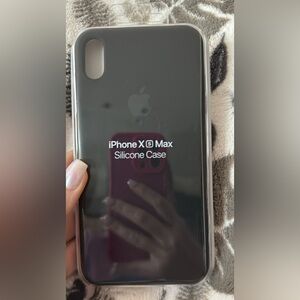 Apple iPhone XS Max Black Silicone Case